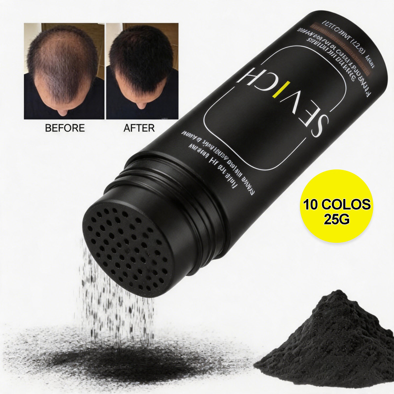Hair Care Keratin - Semprotan Penebal Rambut Serat Keratin, Bubuk