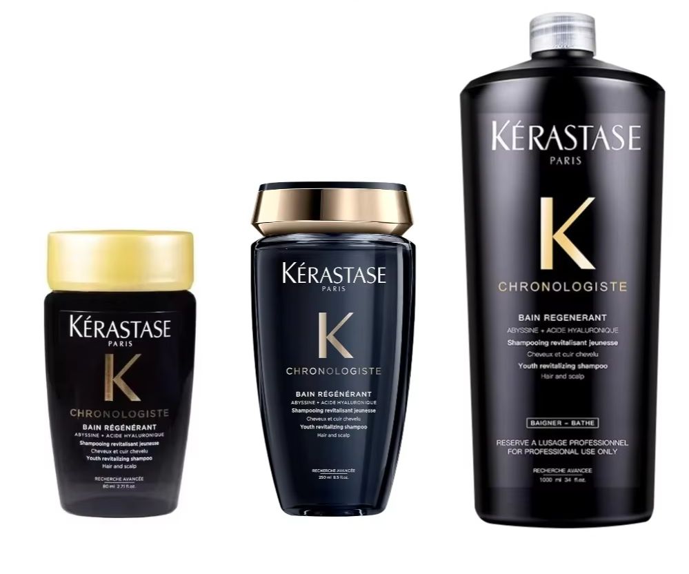 Hair Care Kerastase - Kerastase Chronologiste Regenerant Shampoo 80ml/250ml/1000ml, Untuk