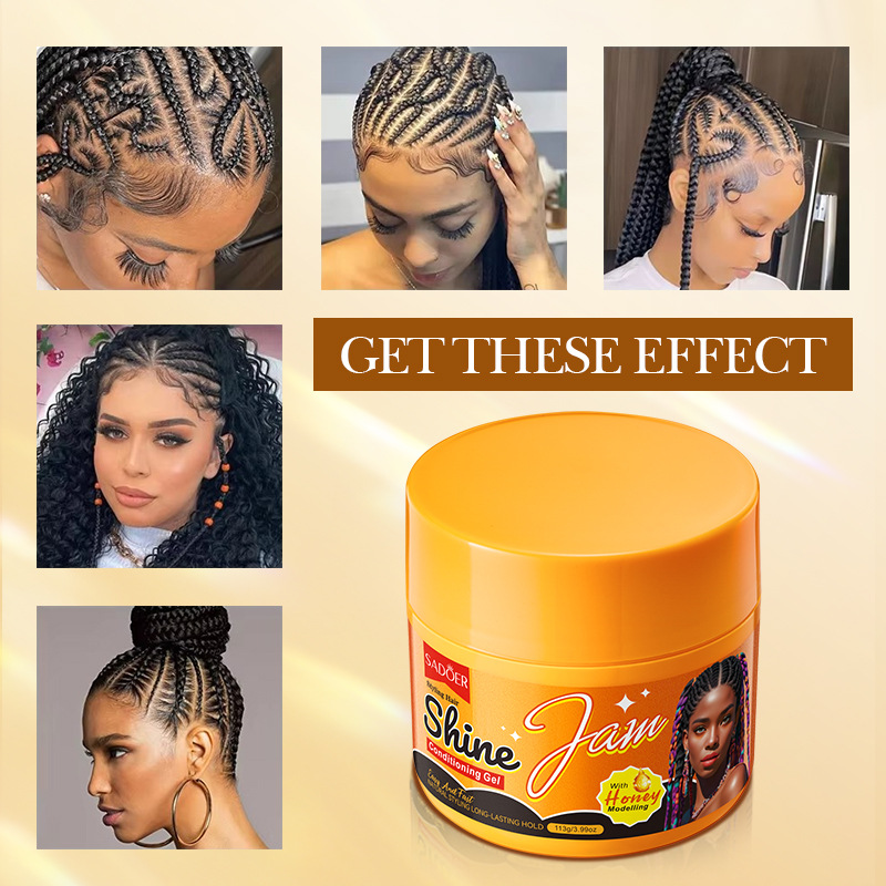 113g Gel Rambut Glossy Styling - Hair Care Jelly ulasan dan harga
