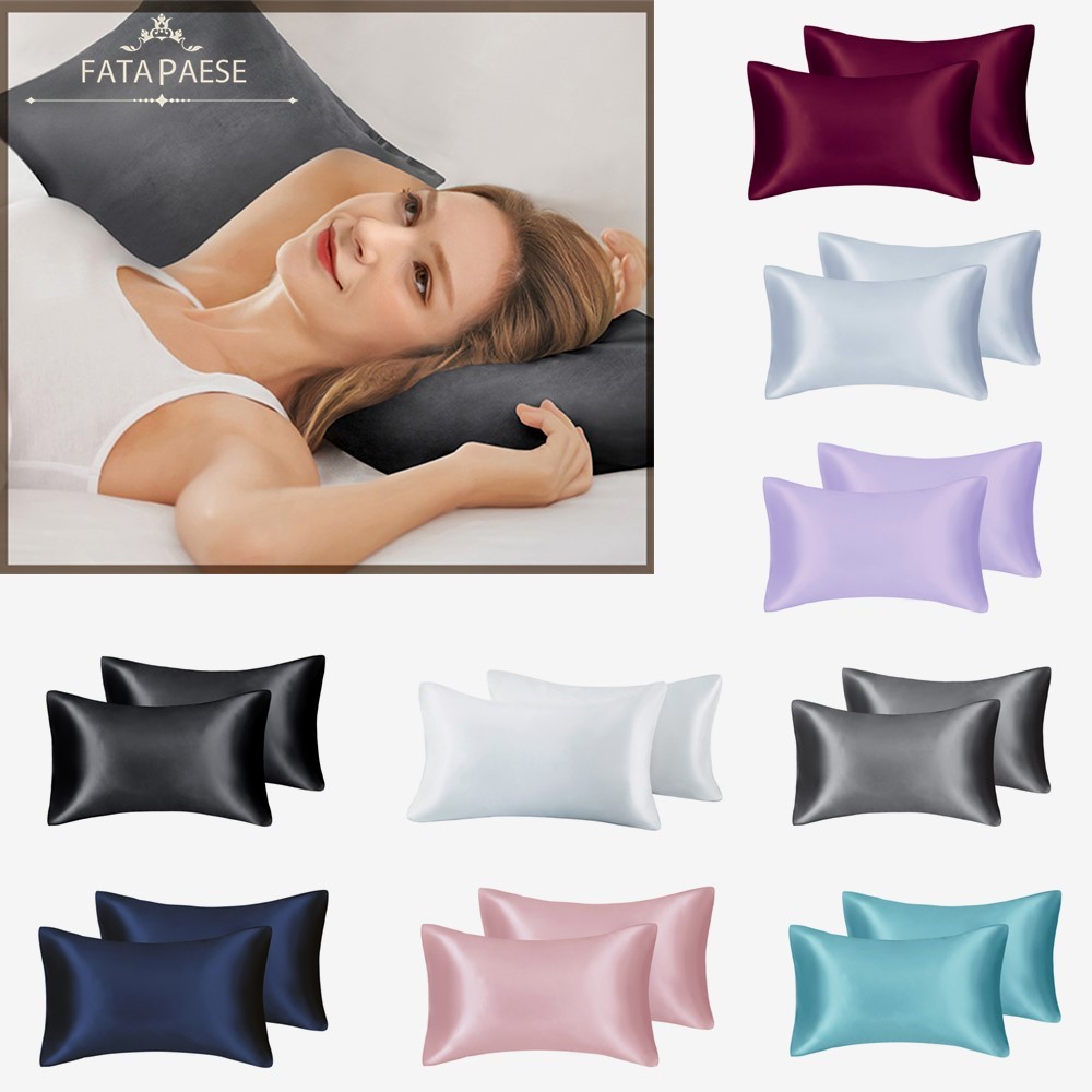 Sarung Bantal Satin Sutra 100% - Hair Care Hospital ulasan dan harga